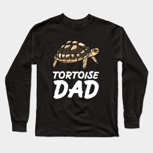 Tortoise Dad, White, for Tortoise Lovers Long Sleeve T-Shirt